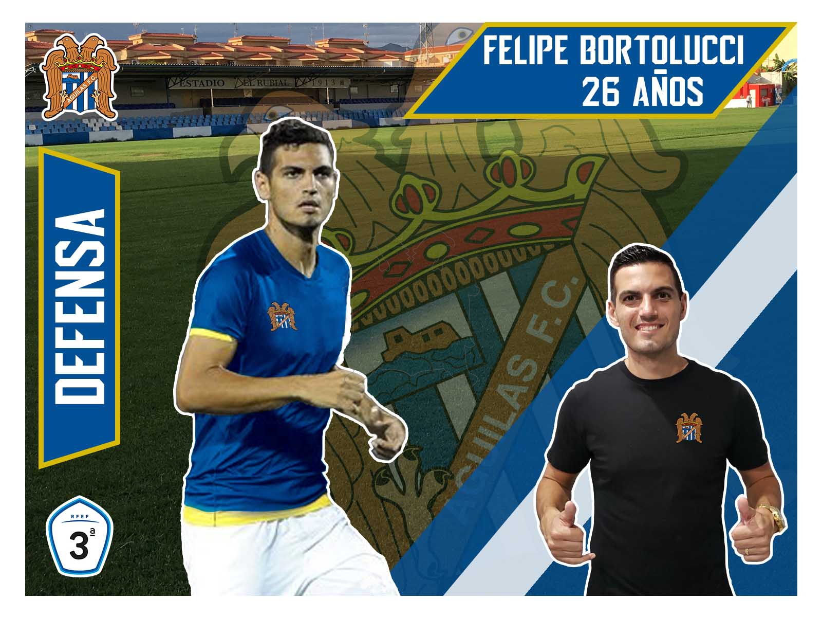 Felipe Bortolucci, quinto fichaje de la temporada