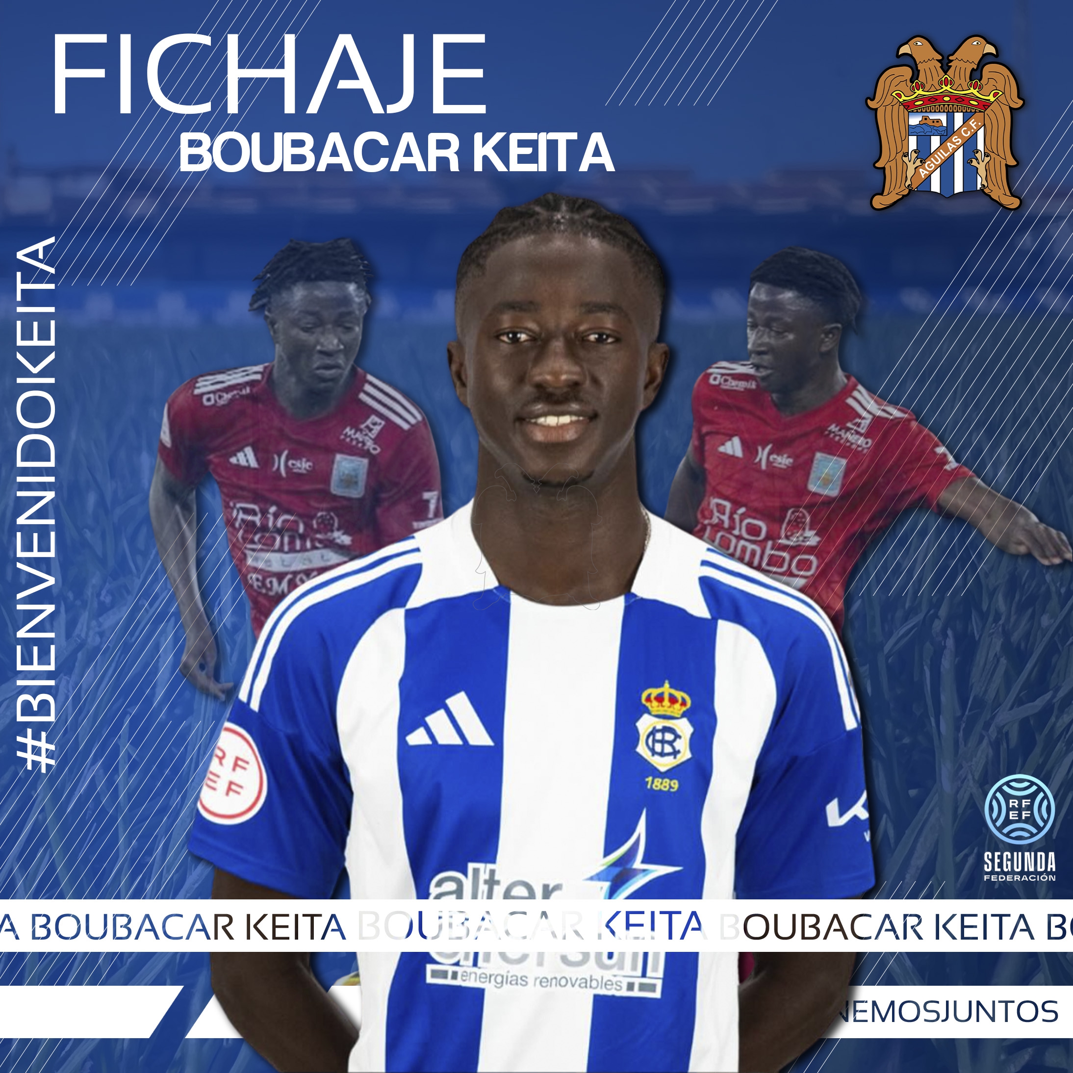 El Águilas refuerza la medular con el fichaje de Boubacar Keita